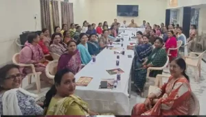 महाराजा श्री अग्रसेन जयंती को लेकर महिलाओं की द्वितीय बैठक आयोजित