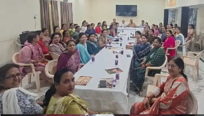 महाराजा श्री अग्रसेन जयंती को लेकर महिलाओं की द्वितीय बैठक आयोजित