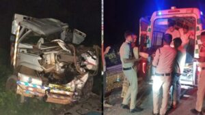अंबिकापुर में ट्रक और पिकअप की टक्कर, तीन मजदूरों की मौके पर मौत, सात गंभीर घायल