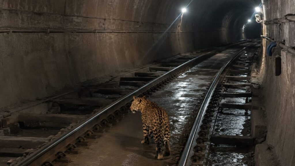 CG News:  रेल सुरंग में ट्रैक पर टहलता दिखा तेंदुआ, कर्मचारियों में दहशत का माहौल, लोको पायलट ने बनाया वीडियो