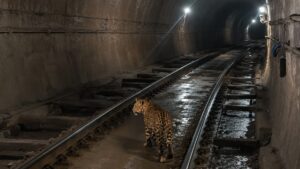 CG News:  रेल सुरंग में ट्रैक पर टहलता दिखा तेंदुआ, कर्मचारियों में दहशत का माहौल, लोको पायलट ने बनाया वीडियो