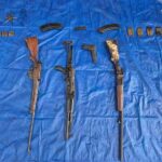 CG: भैरमगढ़ के उतला जंगल में नक्सली डंप बरामद, AK-47 समेत 4 हथियार और 76 जिंदा कारतूस मिले