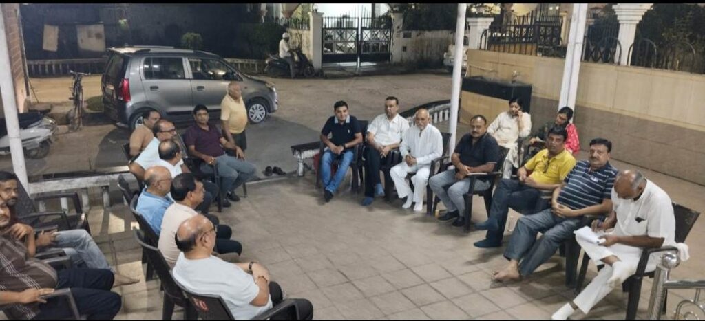 महाराजा अग्रसेन जी की 5150वीं जयंती को लेकर फ्रेंड्स कॉलोनी और साई हेरिटेज में बैठक संपन्न