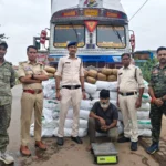 CG News: 2.23 करोड़ का गांजा जब्त: ट्रक में गुप्त चेंबर बनाकर हो रही थी तस्करी, आरोपी गिरफ्तार 