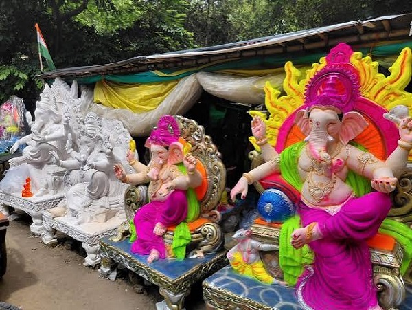 Raigarh: नटवर स्कूल मैदान में सजेगा गणेश मूर्ति एवं सजावट सामग्री बाजार