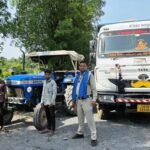 CG News: रेत के अवैध परिवहन पर प्रशासन की सख्त कार्रवाई, 7 वाहन जब्त