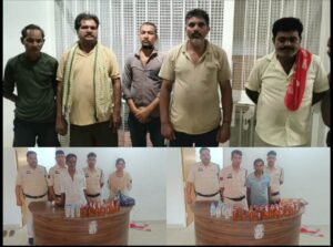 Raigarh: जूटमिल पुलिस की 48 घंटे में ताबड़तोड़ कार्रवाई, 5 आरोपियों से 315 पाव देशी प्लेन और 11 अध्धी शराब जब्त, सार्वजनिक स्थान स्थानों पर शराबखोरी करने वाले 5 व्यक्तियों पर आबकारी के तहत कार्रवाई