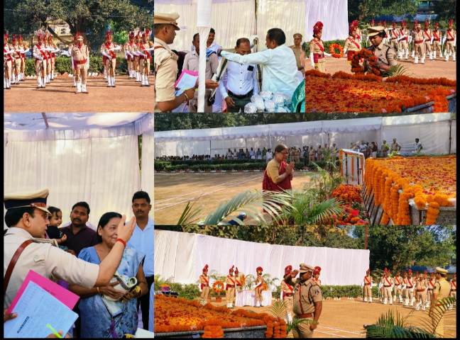 Raigarh News: पुलिस स्मृति दिवस पर रायगढ़ पुलिस ने अमर शहीदों को दी श्रद्धांजलि, शहीद परेड में 154 पुलिसकर्मियों के नामों का किया गया वाचन