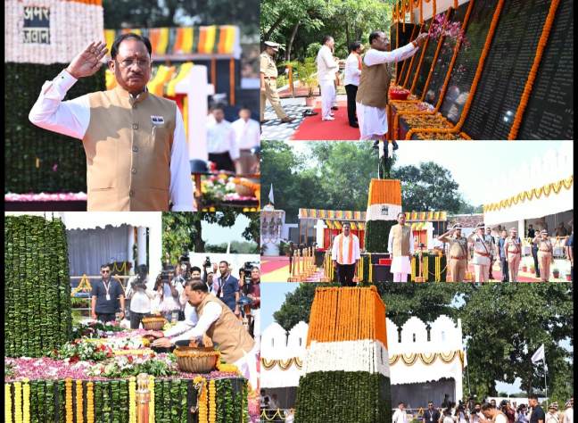वीर जवानों के अदम्य साहस और सर्वोच्च बलिदान से छत्तीसगढ़ में शांति और सुरक्षा का नया अध्याय : मुख्यमंत्री विष्णु देव साय