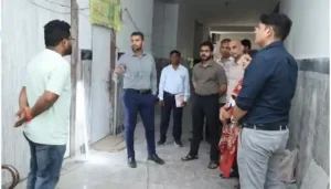 जिला अस्पताल के निर्माण कार्य में सुस्ती पर कलेक्टर सख्त