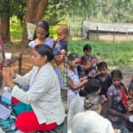 सेवा संकल्प अभियान : 8 किलोमीटर पैदल चलकर बेंगपाल पहुंची स्वास्थ्य टीम, पेड़ की छांव बनी अस्पताल, 106 ग्रामीणों को मिला उपचार, जांच और योजनाओं का लाभ