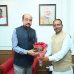 राज्यपाल डेका से छत्तीसगढ़ रेड क्रॉस समिति के अध्यक्ष ने की सौजन्य भेंट