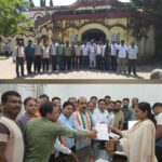 खरसिया में बुनियादी सुविधाओं को लेकर कांग्रेस का पैदल मार्च, CMO को सौंपा ज्ञापन